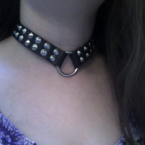 Hot Topic Studded O-Ring Collar